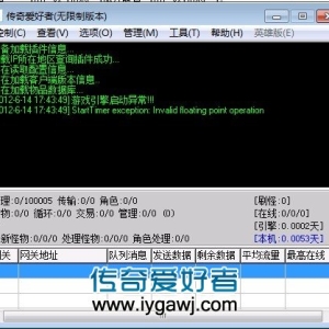 【传奇】游戏引擎启动异常!!! Invalid floating point operation